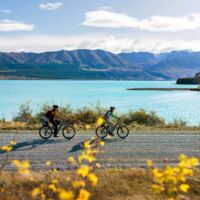 Cycling around Lake Tekapo/Takapō