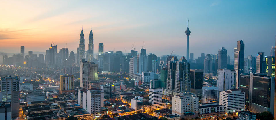 Kuala Lumpur at dawn (Malaysia)