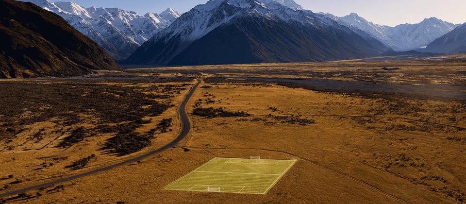 Nestled amongst the Mackenzie tussocks underneath the jaw-dropping Aoraki Mt Cook, The Beautiful Game kicks off in the most beautiful place on earth, Aotearo...