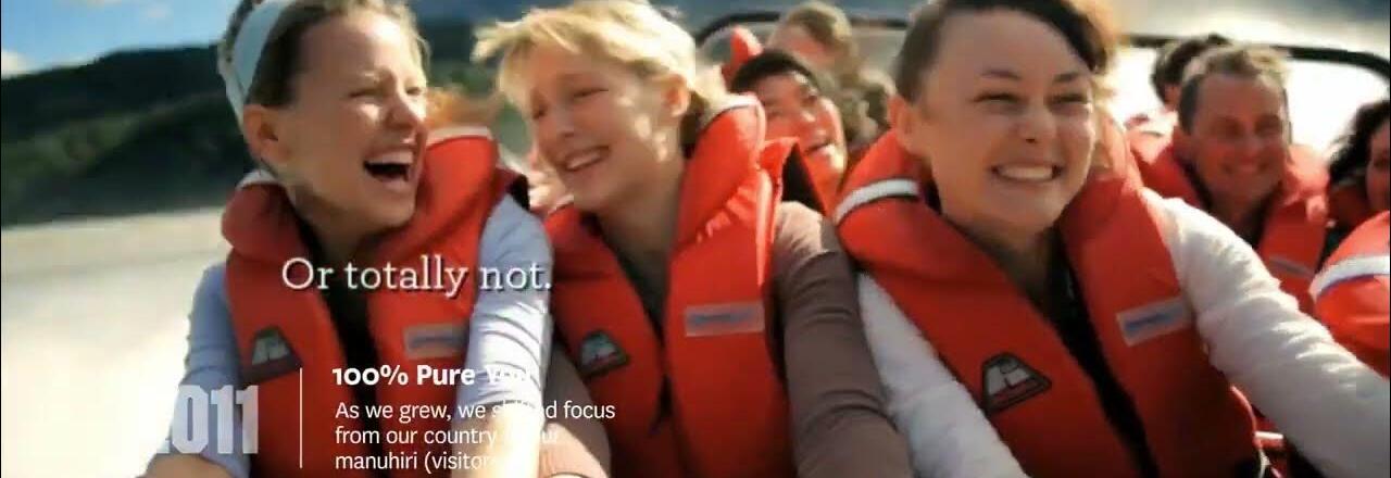 Take a look at Tourism New Zealand's 100% Pure New Zealand campaign over the last 25 years.